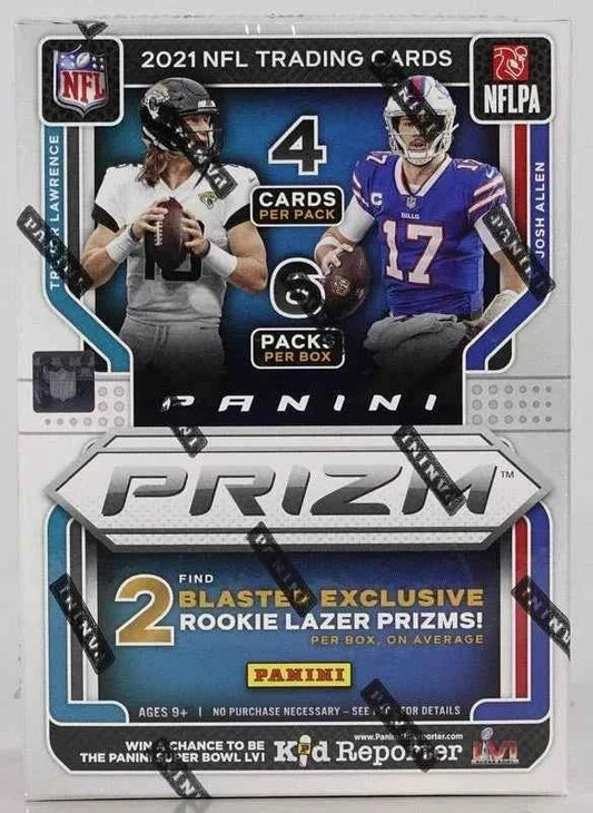 2021 Panini Prizm Football Blaster Box (Lazer Prizms!) - CardVault Store
