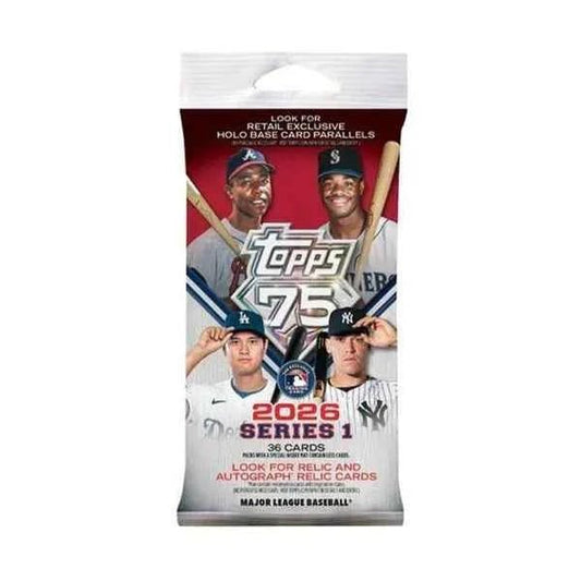 2026 Topps Series 1 Baseball Fat Pack - CardVault Store