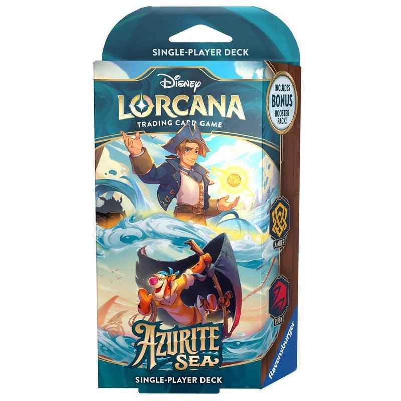 Disney Lorcana: Azurite Sea Starter Deck (Amber and Ruby) - CardVault Store
